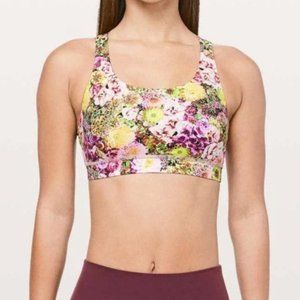 Lululemon Floral Energy Sports Bra